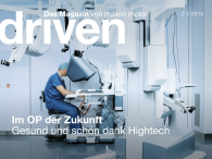 In der neusten driven Ausgabe dreht sich alles um moderne Medizintechnik, wie den da Vinci Operations-roboter